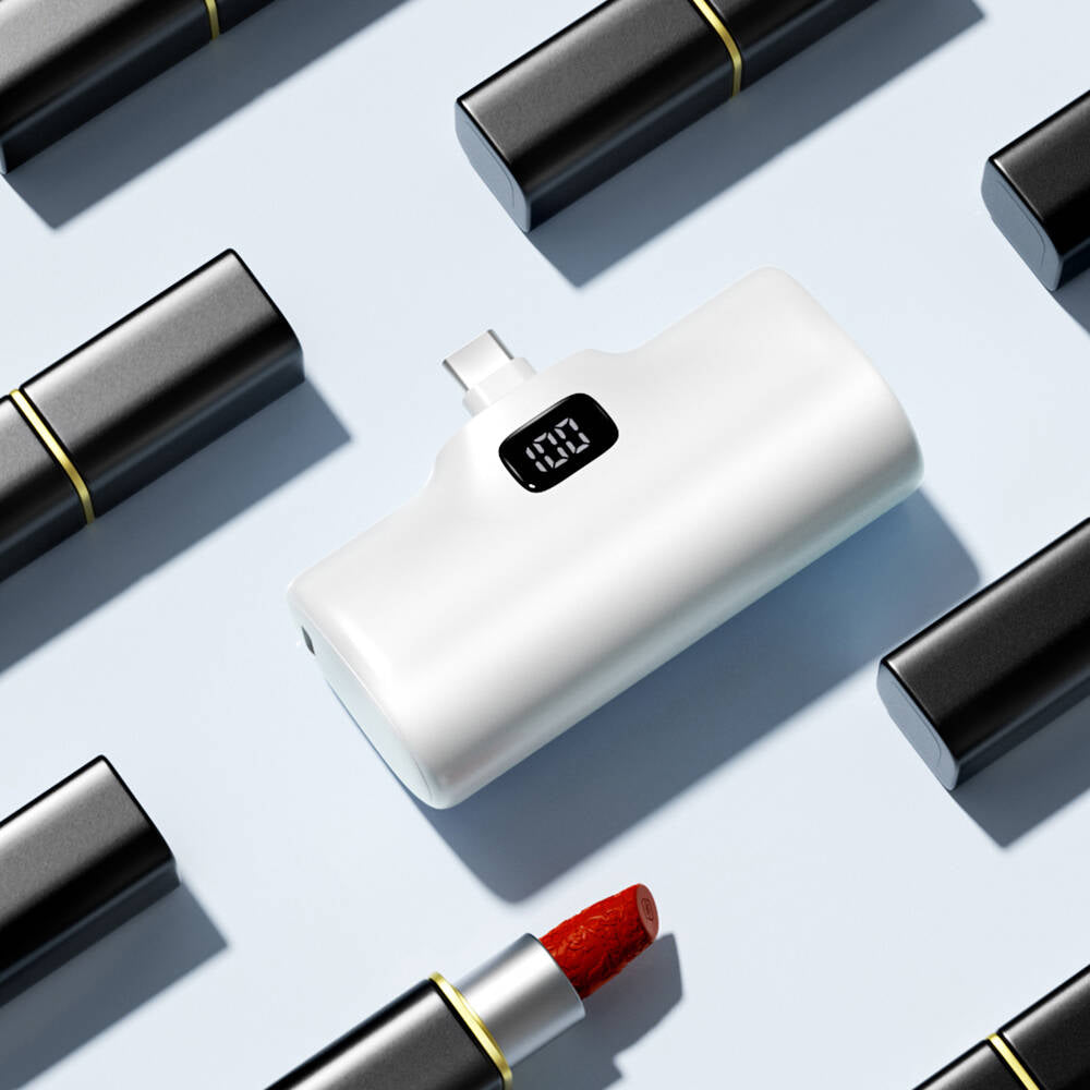 Wiwu Wi-P017 Capsule Serisi 2in1 Mini Taşınabilir Standlı Type-C Powerbank 5000mAh Wiwu Wi-P017 Capsule Serisi 2in1 Mini Taşınabilir Standlı Type-C Powerbank 5000mAh